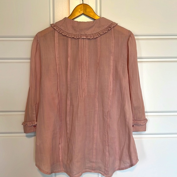 Sundance blouse. Size XS. Light pink. - Picture 2 of 4